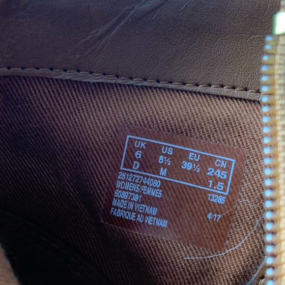 Clarks Women's Suede Ankle Booties in Rich Brown with Dark Strap - Picture 7 of 7